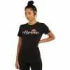 Ellesse Tee-shirt femme GIOMICI noir SRG09925 T-shirts & Polos Couleur Noir