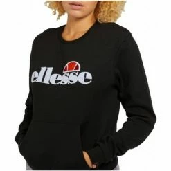 Ellesse SUDADERA NEGRA MUJER Cultivar SGG09625 Sweats & Polaires Couleur Noir -Ellesse Soldes 21645879 500 B