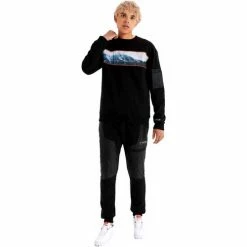 Ellesse SUDADERA NEGRA HOMBRE SHK12448 Sweats & Polaires Couleur Noir -Ellesse Soldes 21834376 500 C