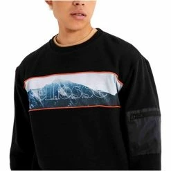 Ellesse SUDADERA NEGRA HOMBRE SHK12448 Sweats & Polaires Couleur Noir -Ellesse Soldes 21834376 500 D