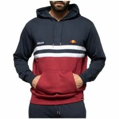 Ellesse SWEATSHIRT SWEAT À CAPUCHE (EHM814W21) Sweats & Polaires Couleur Bleu -Ellesse Soldes 21866204 500 E