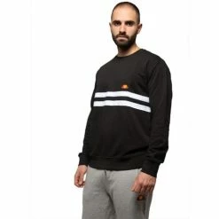 Ellesse SWEATSHIRT COL RAS DU COU (EHM813W21) Sweats & Polaires Couleur Noir -Ellesse Soldes 21866233 500 B