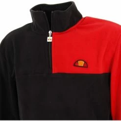 Ellesse Pierni blk halfzip sw Sweats & Polaires Couleur Noir -Ellesse Soldes 21941287 500 C