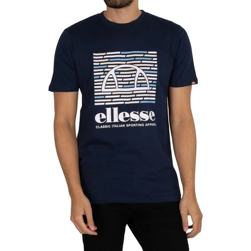 Ellesse T-shirt Viero T-shirts & Polos Couleur Bleu 4 Ellesse T-shirt Viero T-shirts & Polos Couleur Bleu – Image 2