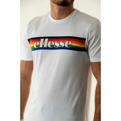 Ellesse shm13822 T-shirts & Polos Couleur blanc -Ellesse Soldes 22374612 500 C