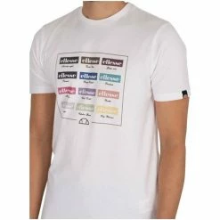 Ellesse T-shirts & Polos Couleur Blanc -Ellesse Soldes 22409242 500 D