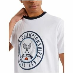 Ellesse T-shirts & Polos Couleur Blanc -Ellesse Soldes 22455993 500 B