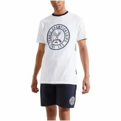 Ellesse T-shirts & Polos Couleur Blanc -Ellesse Soldes 22455993 500 D