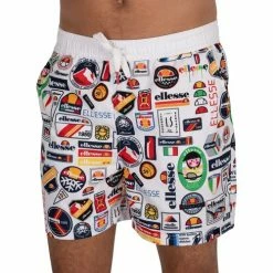 Ellesse Short de bain Roulle Shorts & Bermudas Couleur Blanc -Ellesse Soldes 22459281 500 E