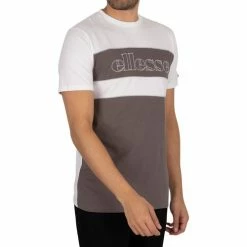 Ellesse Coppia T-shirt graphique T-shirts & Polos Couleur Blanc -Ellesse Soldes 22459297 500 C