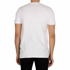 Ellesse Coppia T-shirt graphique T-shirts & Polos Couleur Blanc -Ellesse Soldes 22459297 500 D