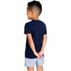 Ellesse CAMISETA AZUL NIO S1E08578 T-shirts & Polos Couleur Bleu -Ellesse Soldes 22502277 500 B