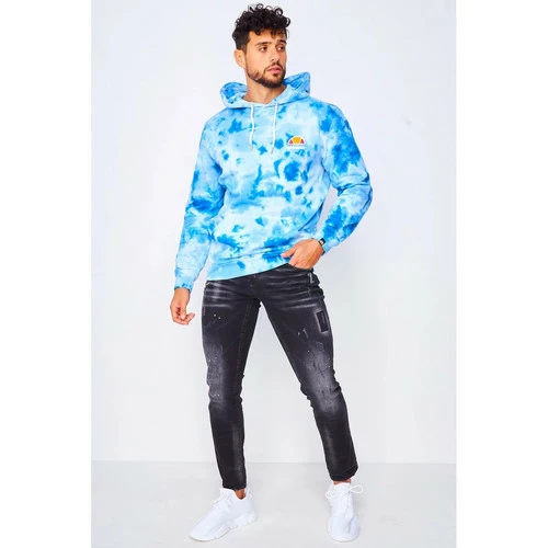 Ellesse Sweat Toce FZ tie and dye bleu / - SHI11366 Sweats & Polaires Couleur Bleu 3 Ellesse Sweat Toce FZ tie and dye bleu / - SHI11366 Sweats & Polaires Couleur Bleu