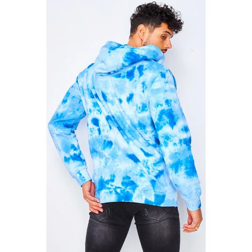 Ellesse Sweat Toce FZ tie and dye bleu / - SHI11366 Sweats & Polaires Couleur Bleu 6 Ellesse Sweat Toce FZ tie and dye bleu / - SHI11366 Sweats & Polaires Couleur Bleu – Image 4