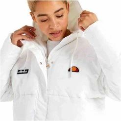 Ellesse CHAQUETA BLANCA MUJER SGC05501 Manteaux Couleur Blanc -Ellesse Soldes 22559646 500 D