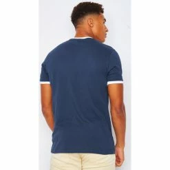 Ellesse T-shirt Aggis bleu marine / - SHJ11924 T-shirts & Polos Couleur Bleu -Ellesse Soldes 22573809 500 D