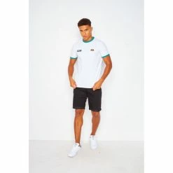 Ellesse T-shirt Ring blanc / - SHJ12889 T-shirts & Polos Couleur Blanc -Ellesse Soldes 22573888 500 C