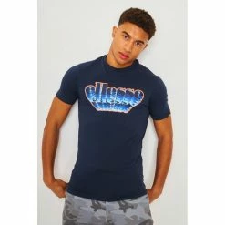Ellesse T-shirt Multizio bleu / - SHI11282 T-shirts & Polos Couleur Bleu -Ellesse Soldes 22573898 500 C