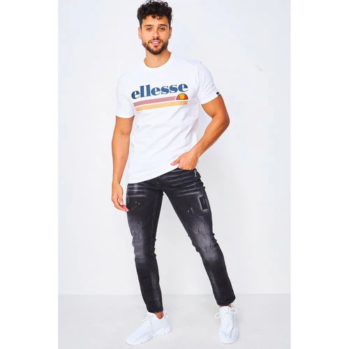 Ellesse T-shirt Triscia blanc / - SHI11156 T-shirts & Polos Couleur Blanc 4 Ellesse T-shirt Triscia blanc / - SHI11156 T-shirts & Polos Couleur Blanc – Image 2