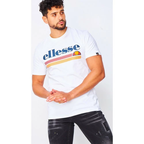 Ellesse T-shirt Triscia blanc / - SHI11156 T-shirts & Polos Couleur Blanc 6 Ellesse T-shirt Triscia blanc / - SHI11156 T-shirts & Polos Couleur Blanc – Image 4