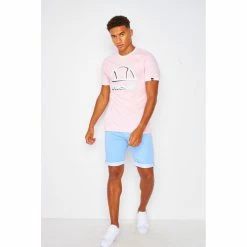 Ellesse T-shirt Aggis rose / - SHJ11924 T-shirts & Polos Couleur Rose -Ellesse Soldes 22573996 500 B