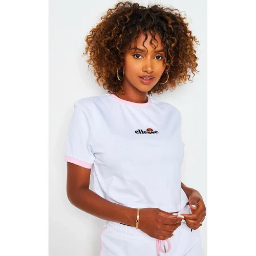 Ellesse Crop top Derla blanc / - SGJ11884 T-shirts & Polos Couleur Blanc 3 Ellesse Crop top Derla blanc / - SGJ11884 T-shirts & Polos Couleur Blanc