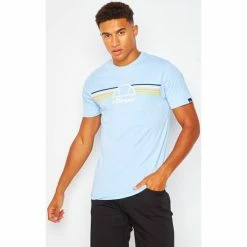 Ellesse T-shirt Lentamente bleu clair / - SHJ11918 T-shirts & Polos Couleur Bleu -Ellesse Soldes 22574160 500 C