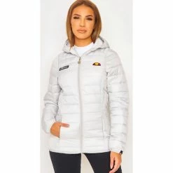 Ellesse Doudoune fine grise Lompard Padded - SGS02683 - Manteaux Couleur Gris