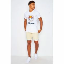 Ellesse T-shirt Campa blanc / - SHI11152 T-shirts & Polos Couleur Blanc -Ellesse Soldes 22574316 500 C