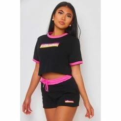 Ellesse Short Tang noir / - SGI11073 Shorts & Bermudas Couleur Noir -Ellesse Soldes 22574336 500 D