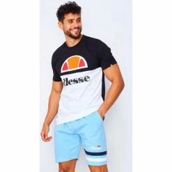 Ellesse Short Tognazza bleu / - SHI12360 Shorts & Bermudas Couleur Bleu -Ellesse Soldes 22574381 500 D