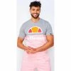 Ellesse T-shirt Arbatax gris/rose / - SHI03430 T-shirts & Polos Couleur Gris