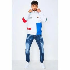 Ellesse Veste Massiah OH blanche / - SHI11300 Vestes Couleur Blanc -Ellesse Soldes 22574471 500 E