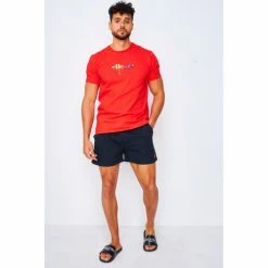 Ellesse T-shirt Giorvoa rouge / - SHI11169 T-shirts & Polos Couleur Rouge -Ellesse Soldes 22574480 500 C