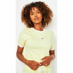 Ellesse Crop top Derla jaune / - SGJ11884 T-shirts & Polos Couleur Jaune