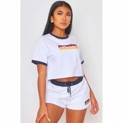 Ellesse Short Tang blanc / - SGI11073 Shorts & Bermudas Couleur Blanc -Ellesse Soldes 22574802 500 C