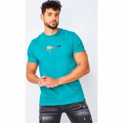 Ellesse T-shirt Giorvoa vert / - SHI11169 T-shirts & Polos Couleur Vert -Ellesse Soldes 22574884 500 C