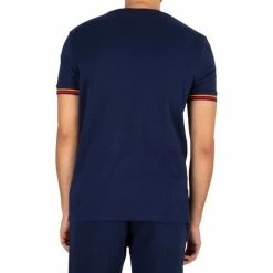Ellesse T-shirt Tours T-shirts & Polos Couleur Bleu -Ellesse Soldes 22580660 500 D