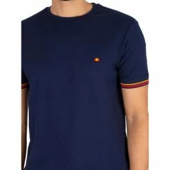 Ellesse T-shirt Tours T-shirts & Polos Couleur Bleu -Ellesse Soldes 22580660 500 E