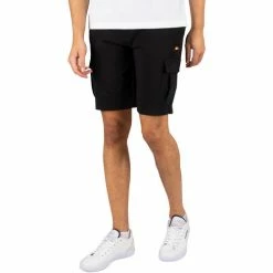 Ellesse Short cargo Panama Shorts & Bermudas Couleur Noir -Ellesse Soldes 22580670 500 B