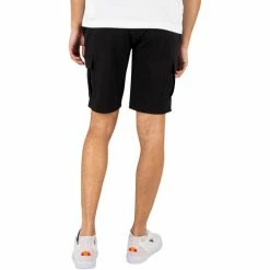 Ellesse Short cargo Panama Shorts & Bermudas Couleur Noir -Ellesse Soldes 22580670 500 D