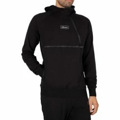 Ellesse Sweat à capuche 1/2 zip Matteori Sweats & Polaires Couleur Noir -Ellesse Soldes 22580691 500 D