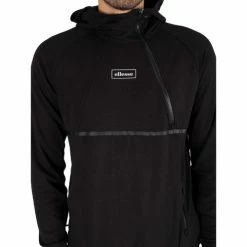 Ellesse Sweat à capuche 1/2 zip Matteori Sweats & Polaires Couleur Noir -Ellesse Soldes 22580691 500 F