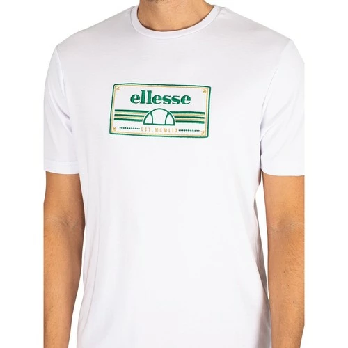 Ellesse T-shirt Rochette T-shirts & Polos Couleur Blanc 6 Ellesse T-shirt Rochette T-shirts & Polos Couleur Blanc – Image 4