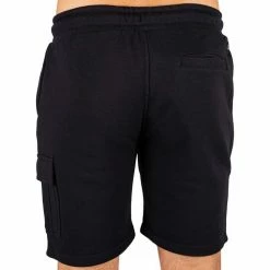 Ellesse Michael Fleece Sweat Shorts Shorts & Bermudas Couleur Noir -Ellesse Soldes 22882893 500 D