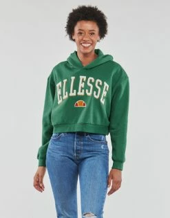 Ellesse RAMO CROP HOODY Sweats & Polaires Couleur Vert