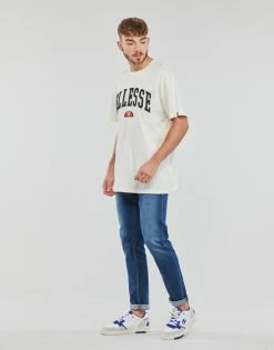 Ellesse COLUMBIA TSHIRT T-shirts & Polos Couleur Blanc -Ellesse Soldes 23095959 500 C