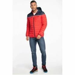 Ellesse Lombardy 2 Manteaux Couleur Rouge -Ellesse Soldes 23124654 500 C