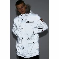 Ellesse Manteaux Couleur Gris -Ellesse Soldes 23565810 500 C