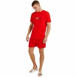 Ellesse T-shirts & Polos Couleur Rouge -Ellesse Soldes 23565930 500 D